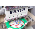 2 Heads Cap & T-Shirt Embroidery Machine, Working Principle Same to Tajima